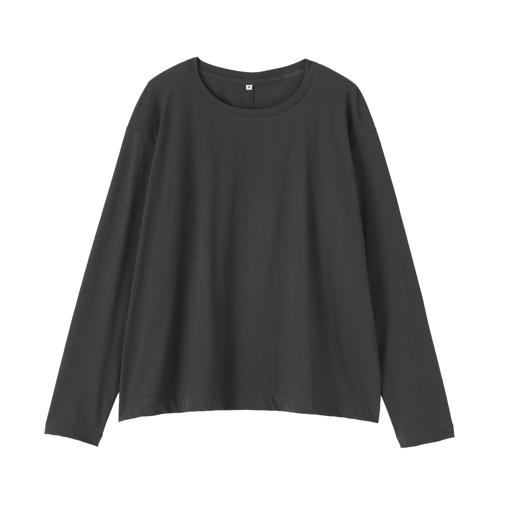 婦人　コットン天竺リラックス長袖Ｔシャツ