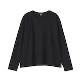 婦人　コットン天竺リラックス長袖Ｔシャツ