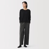 婦人　コットン天竺リラックスイージーパンツ