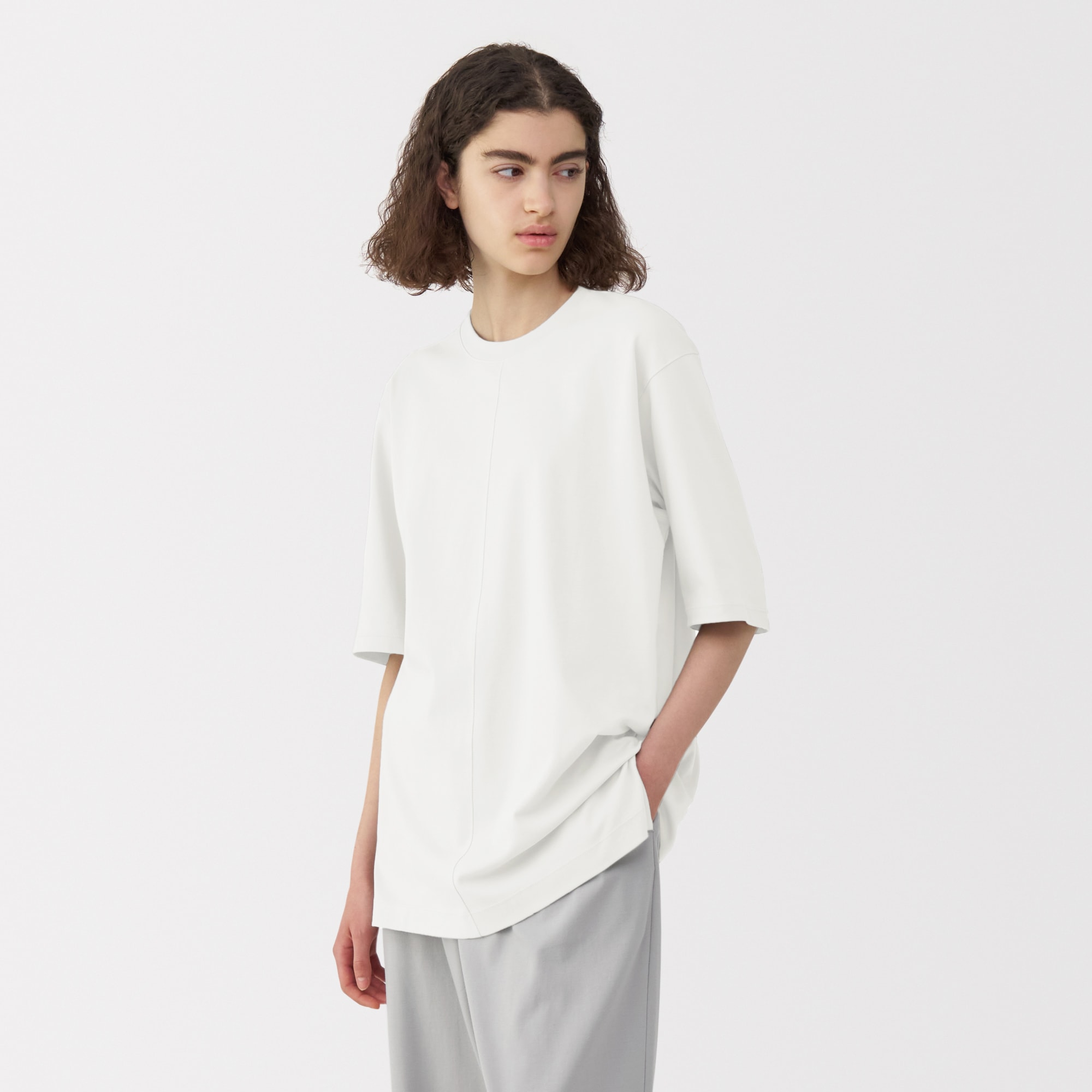 男女兼用　スムースジャージー半袖プルオーバー