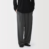 男女兼用　スムースジャージーイージーパンツ