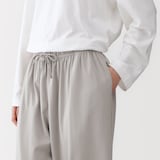 男女兼用　スムースジャージーイージーパンツ