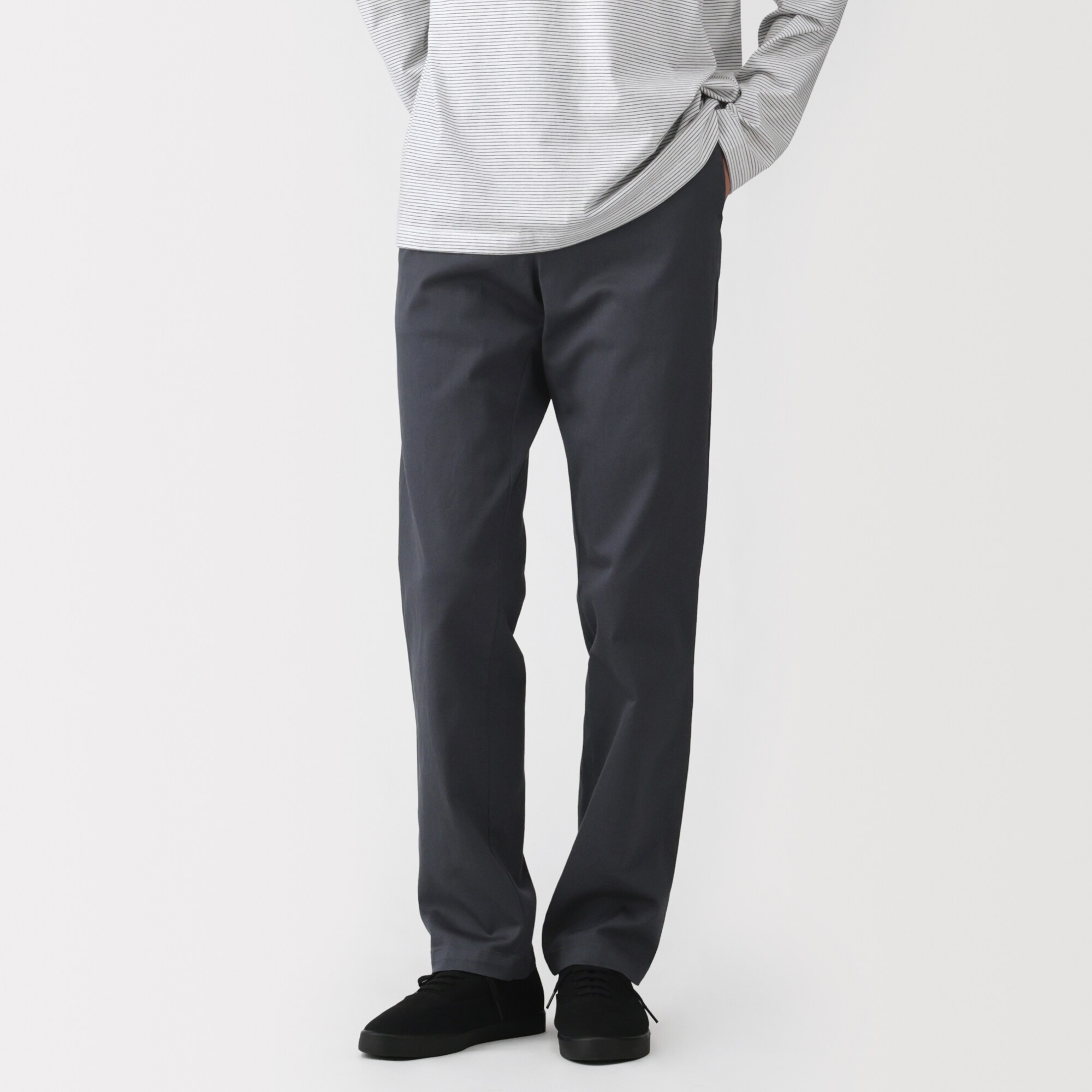 紳士　ストレッチチノスリムパンツ