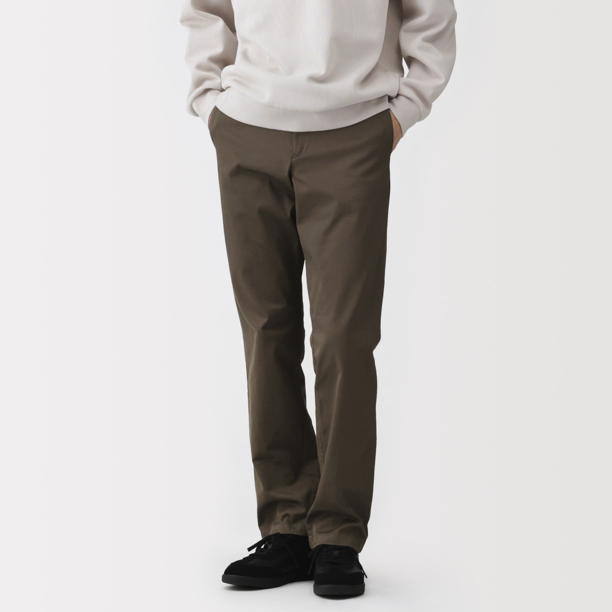 紳士　ストレッチチノスリムパンツ