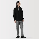 紳士　洗いざらしコットンイージーパンツ