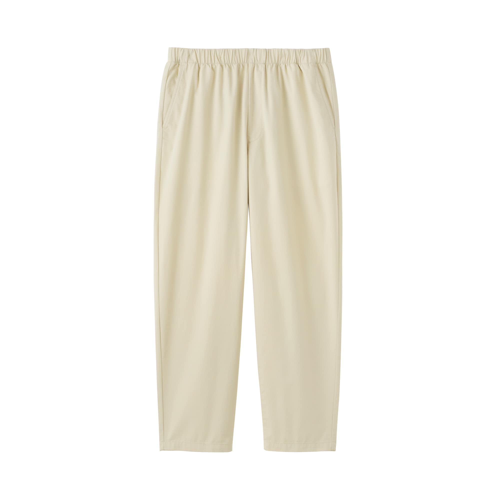 紳士　洗いざらしコットンイージーパンツ