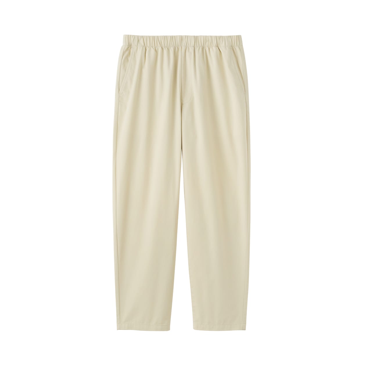 紳士　洗いざらしコットンイージーパンツ