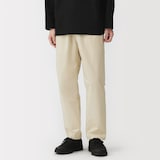 紳士　洗いざらしコットンイージーパンツ