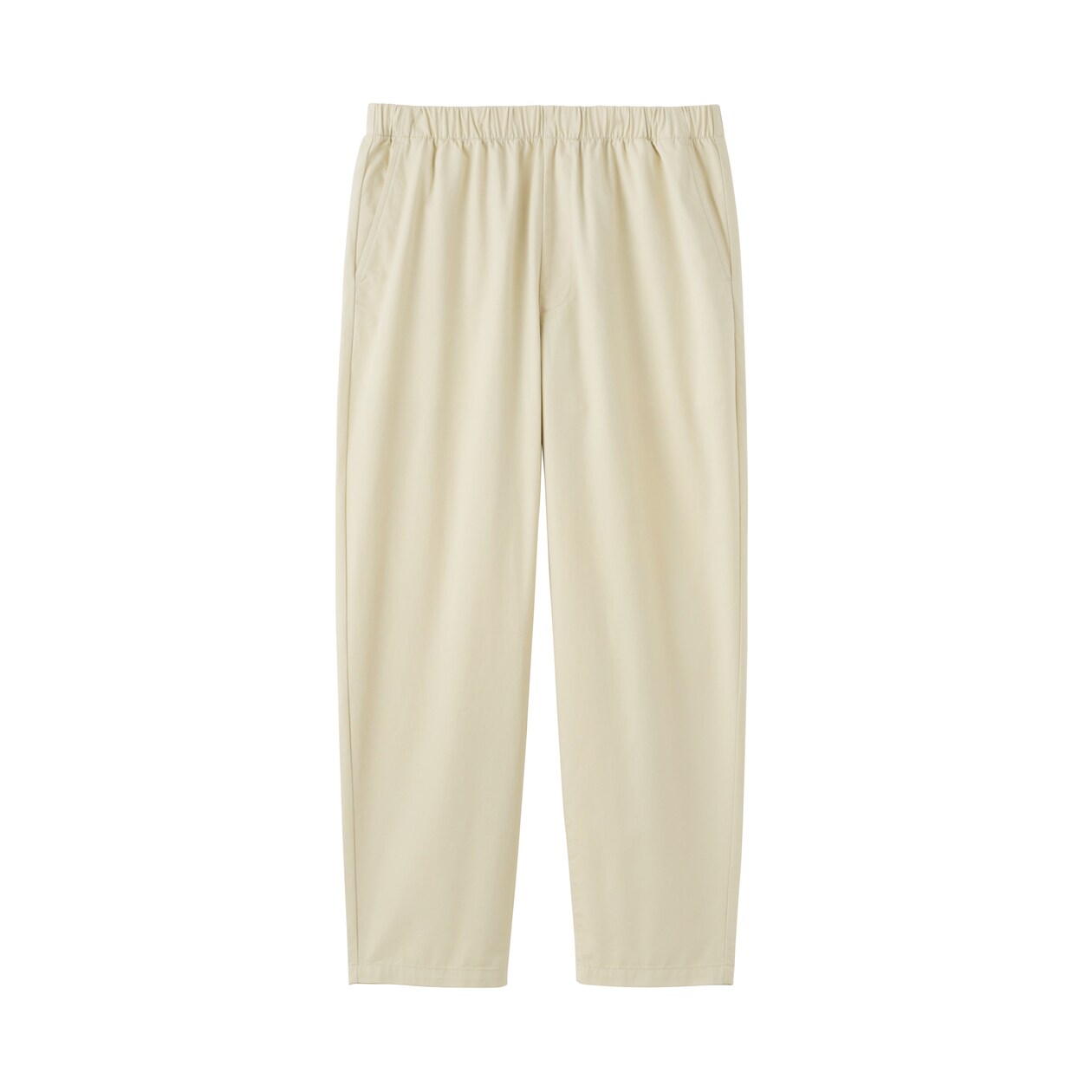 紳士　洗いざらしコットンイージーパンツ