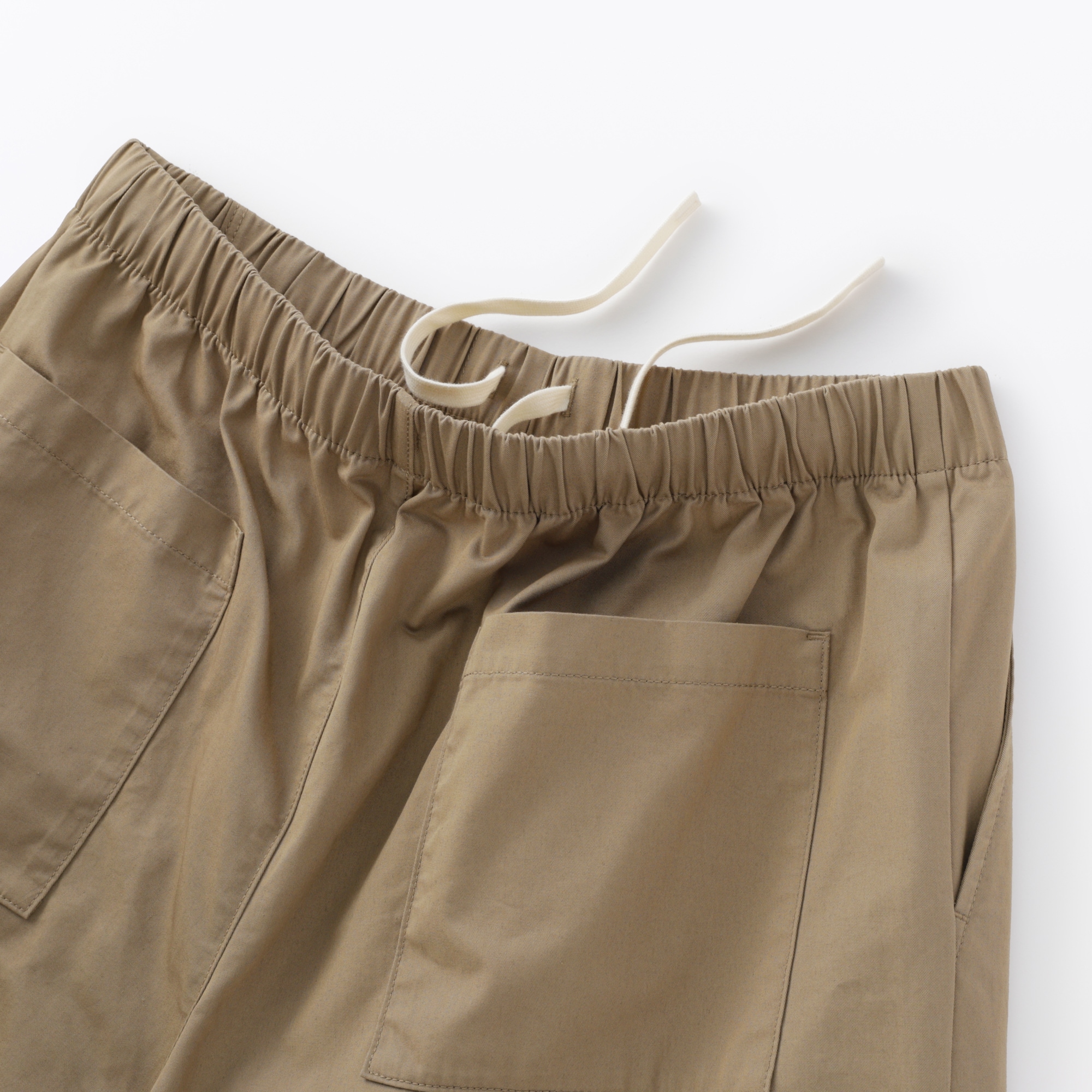 紳士　洗いざらしコットンイージーパンツ