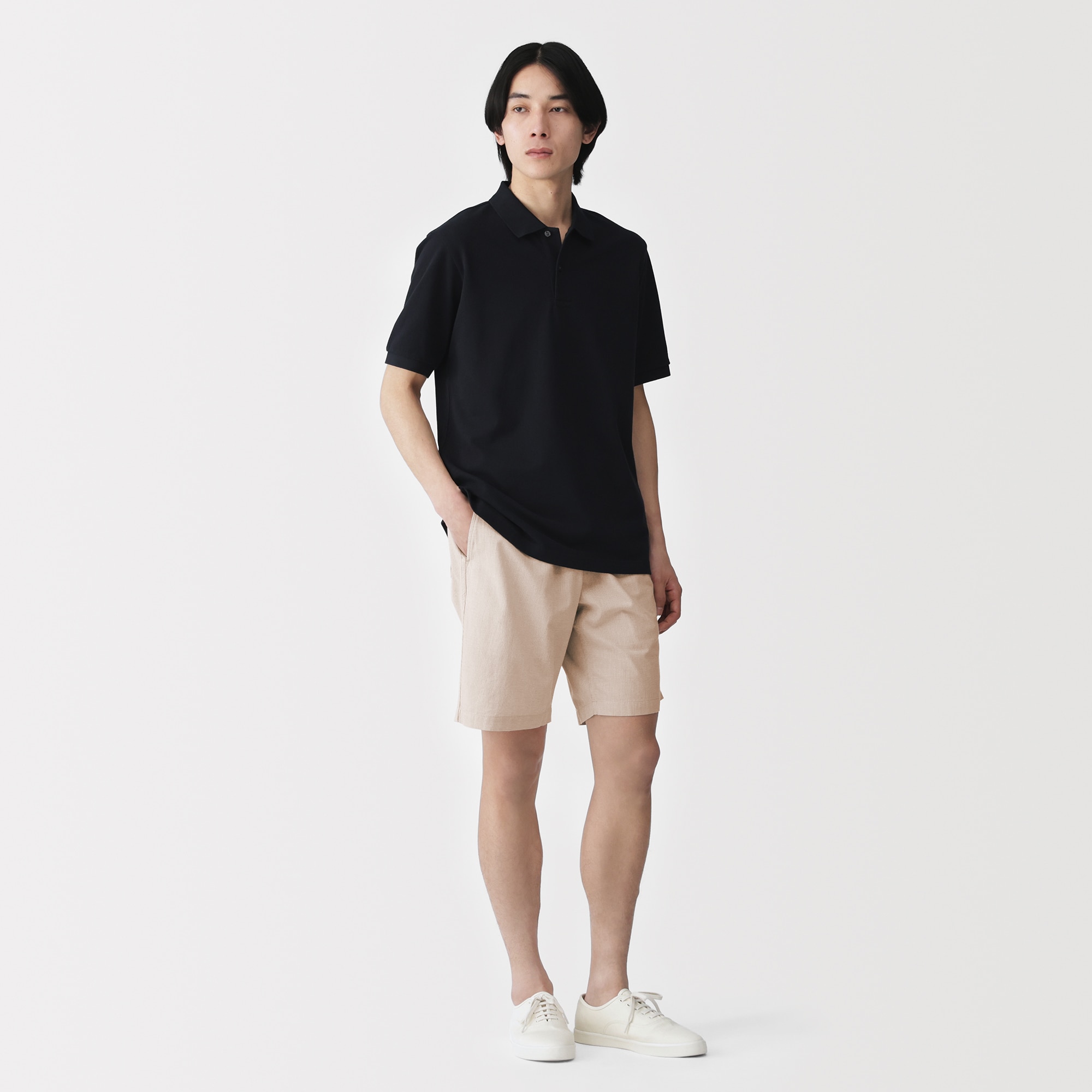 紳士　マドラスチェックイージーショートパンツ