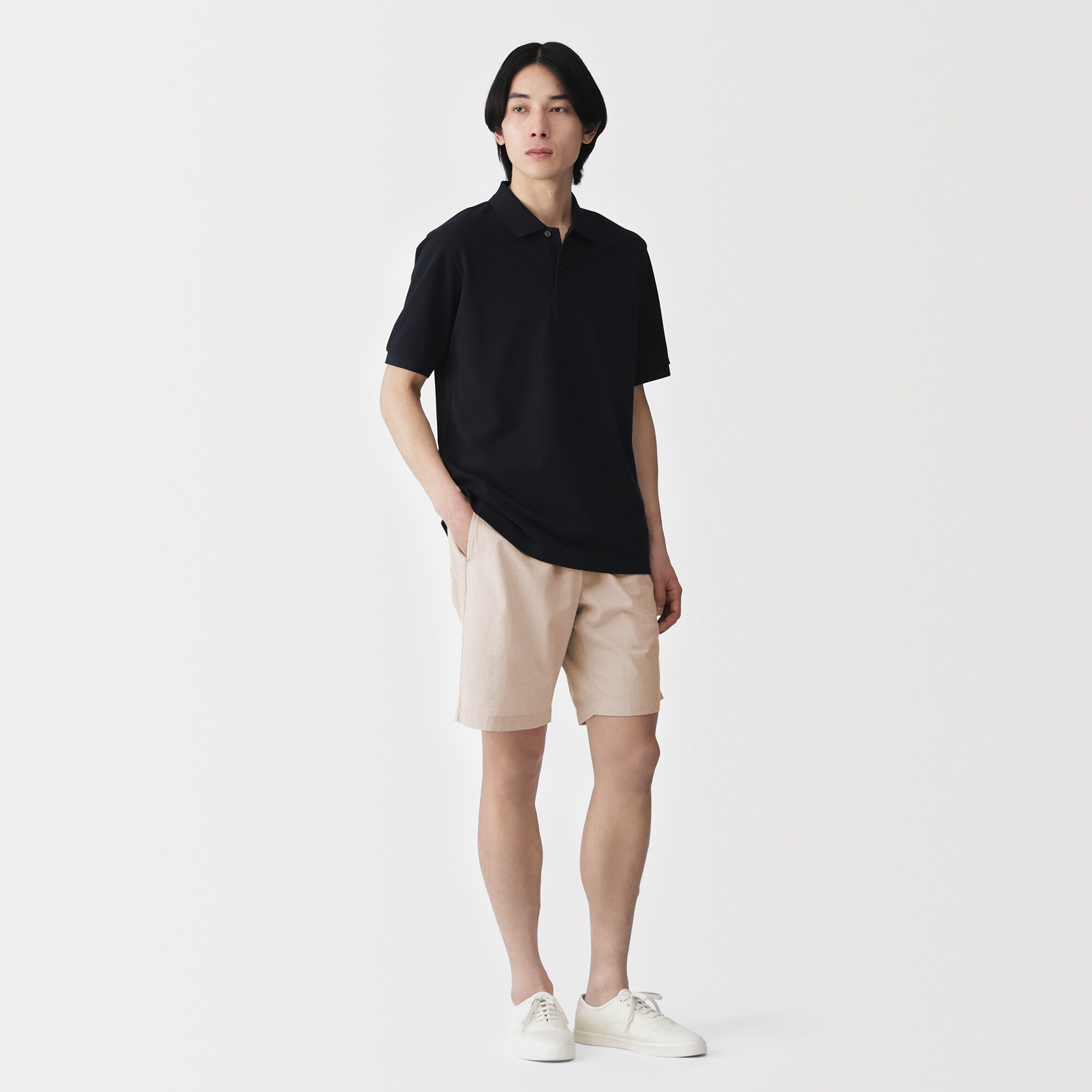 紳士　マドラスチェックイージーショートパンツ