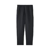 紳士　リネン洗いざらしテーパードパンツ