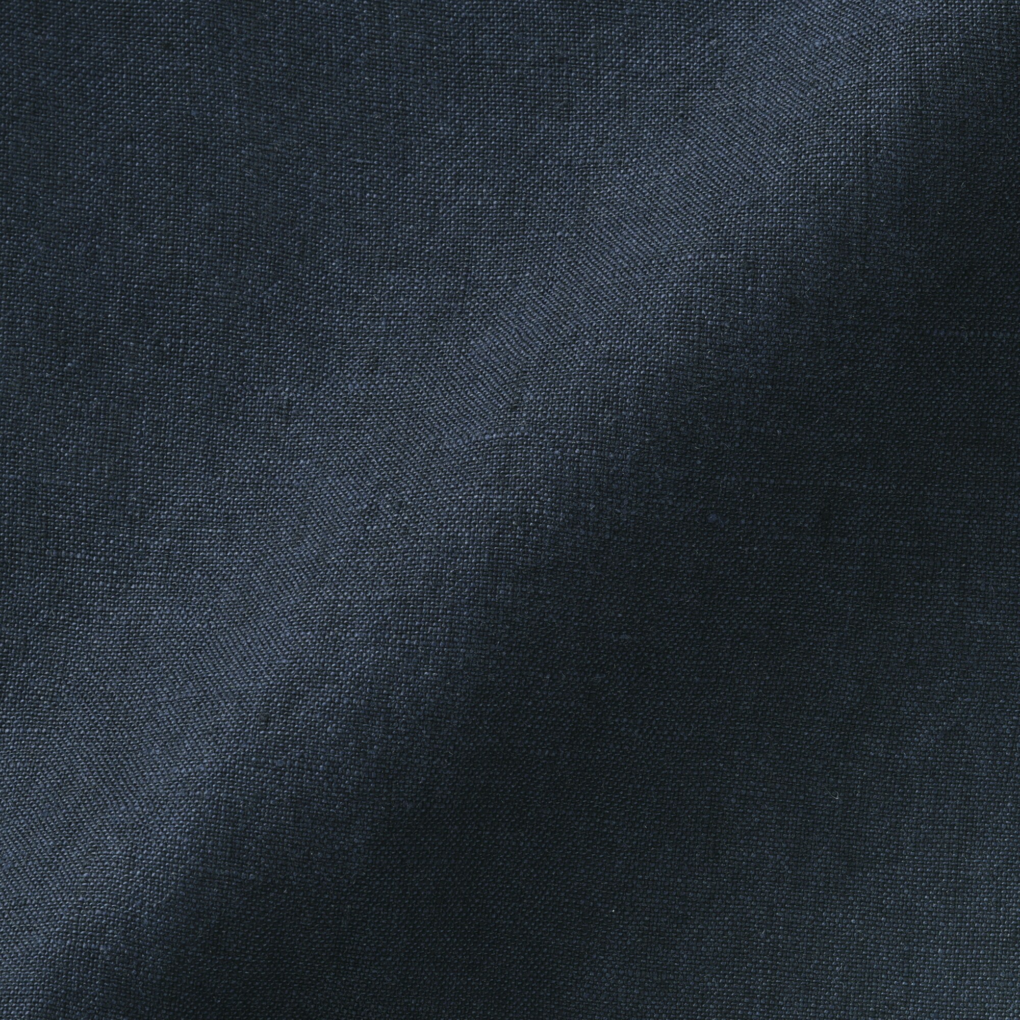 紳士　リネン洗いざらしテーパードパンツ