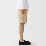 紳士　洗いざらしブロードイージーショートパンツ