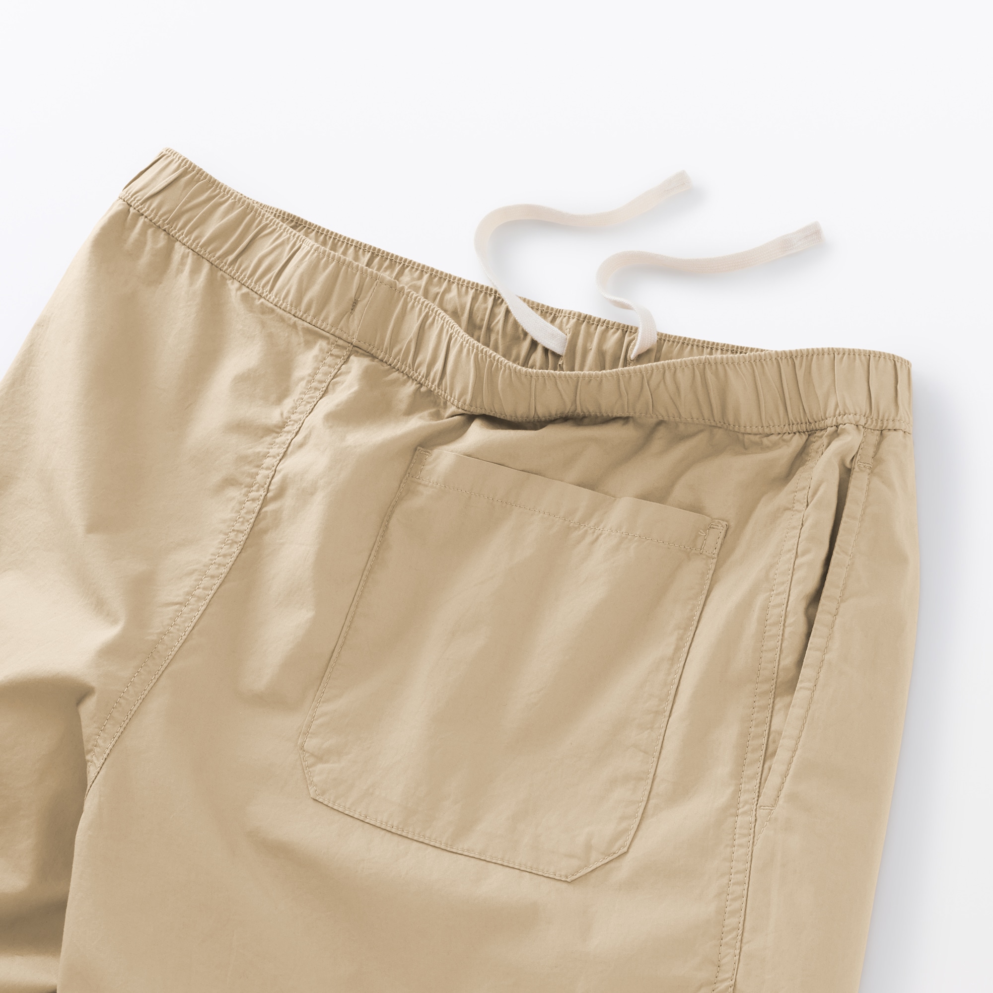 紳士　洗いざらしブロードイージーショートパンツ