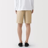 紳士　洗いざらしブロードイージーショートパンツ