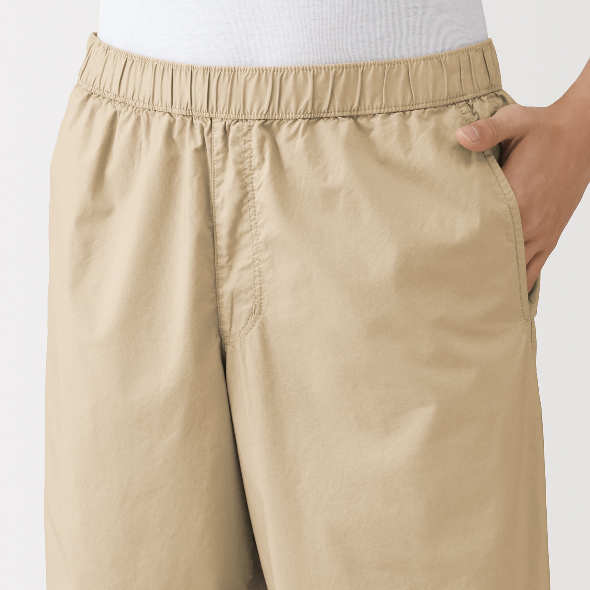紳士 洗いざらしブロードイージーショートパンツ | 無印良品