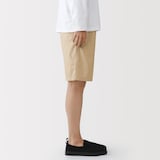 紳士　洗いざらしブロードイージーショートパンツ