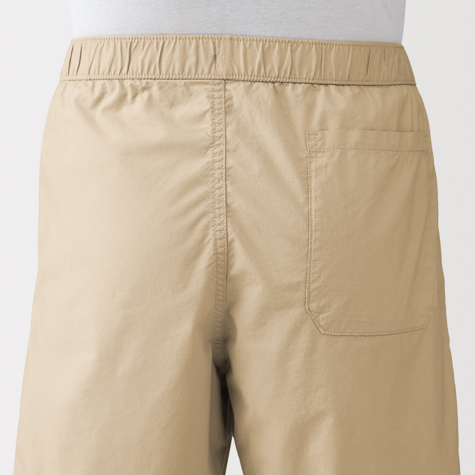 紳士　洗いざらしブロードイージーショートパンツ