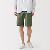 紳士　洗いざらしブロードイージーショートパンツ