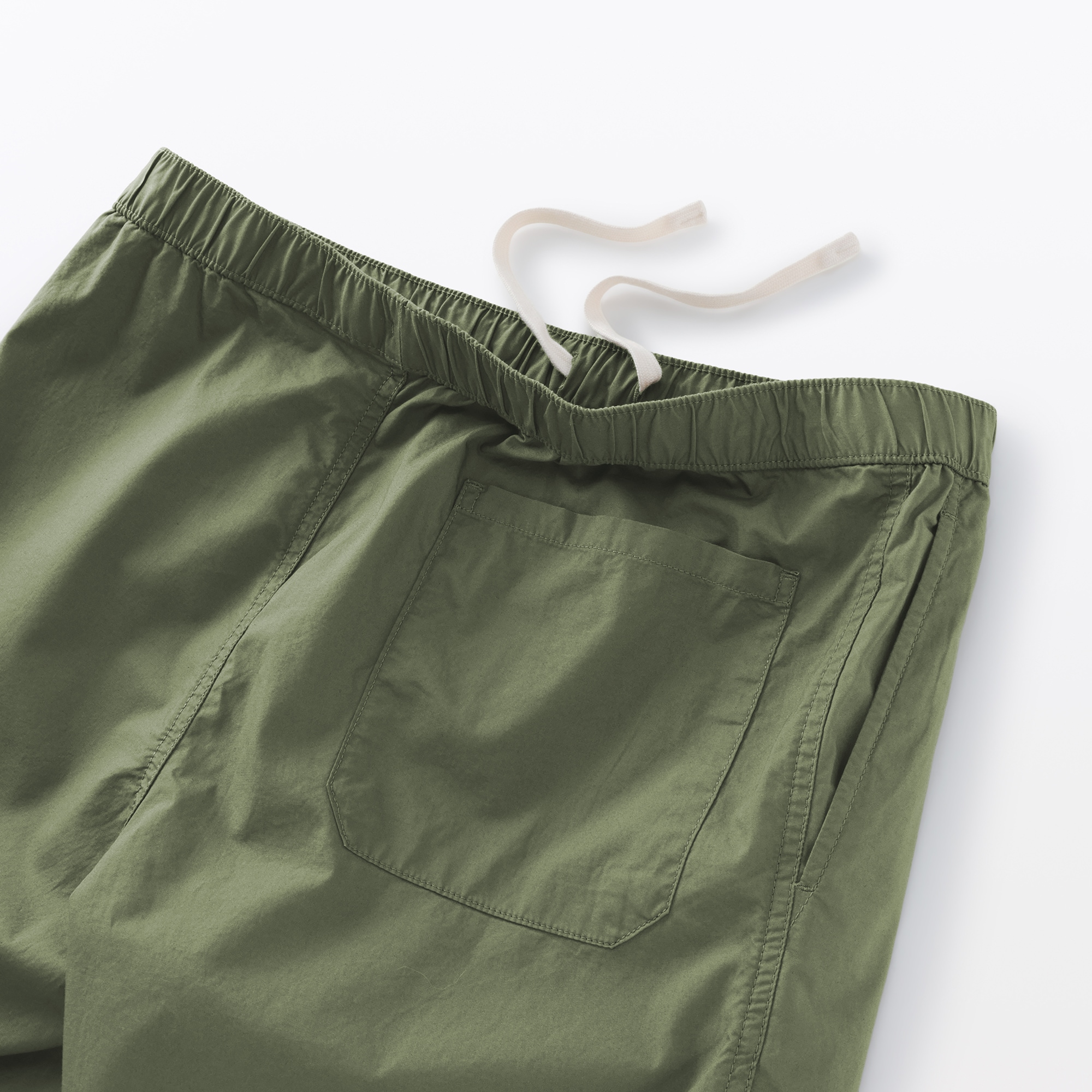 紳士　洗いざらしブロードイージーショートパンツ