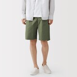 紳士　洗いざらしブロードイージーショートパンツ