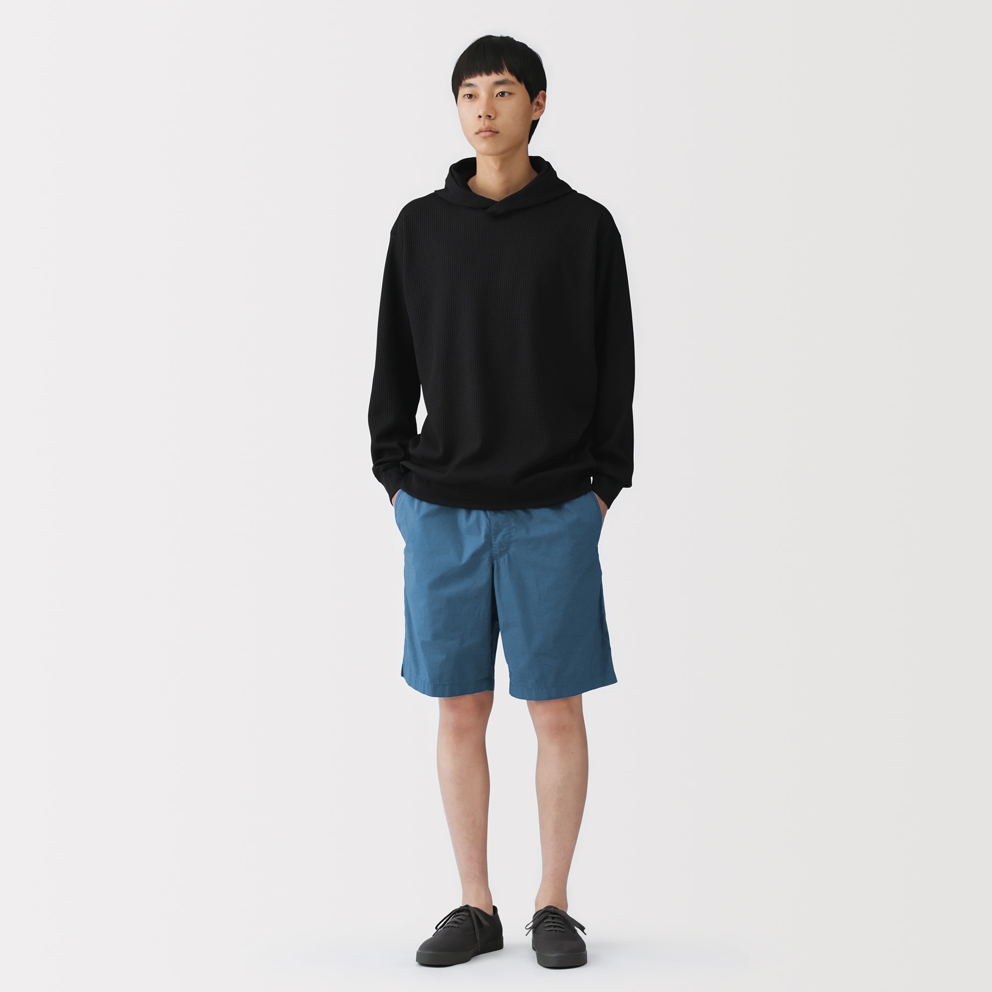 紳士 洗いざらしブロードイージーショートパンツ | 無印良品
