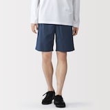 紳士　洗いざらしブロードイージーショートパンツ