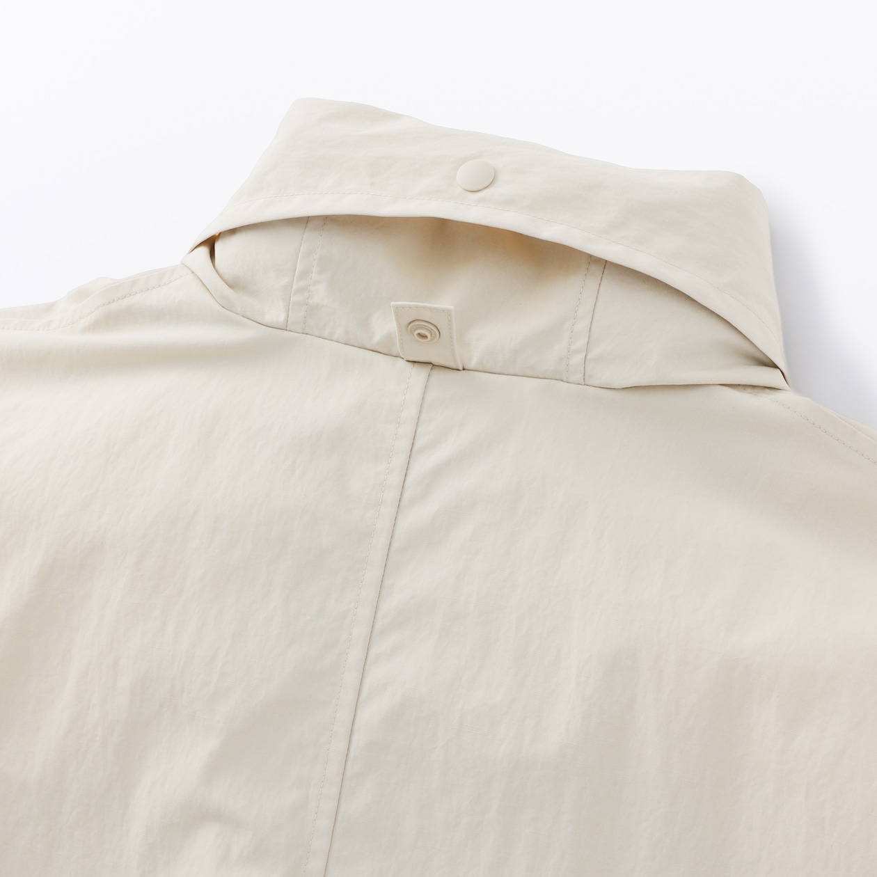 婦人　撥水ＵＶカットフードがしまえるロングコート