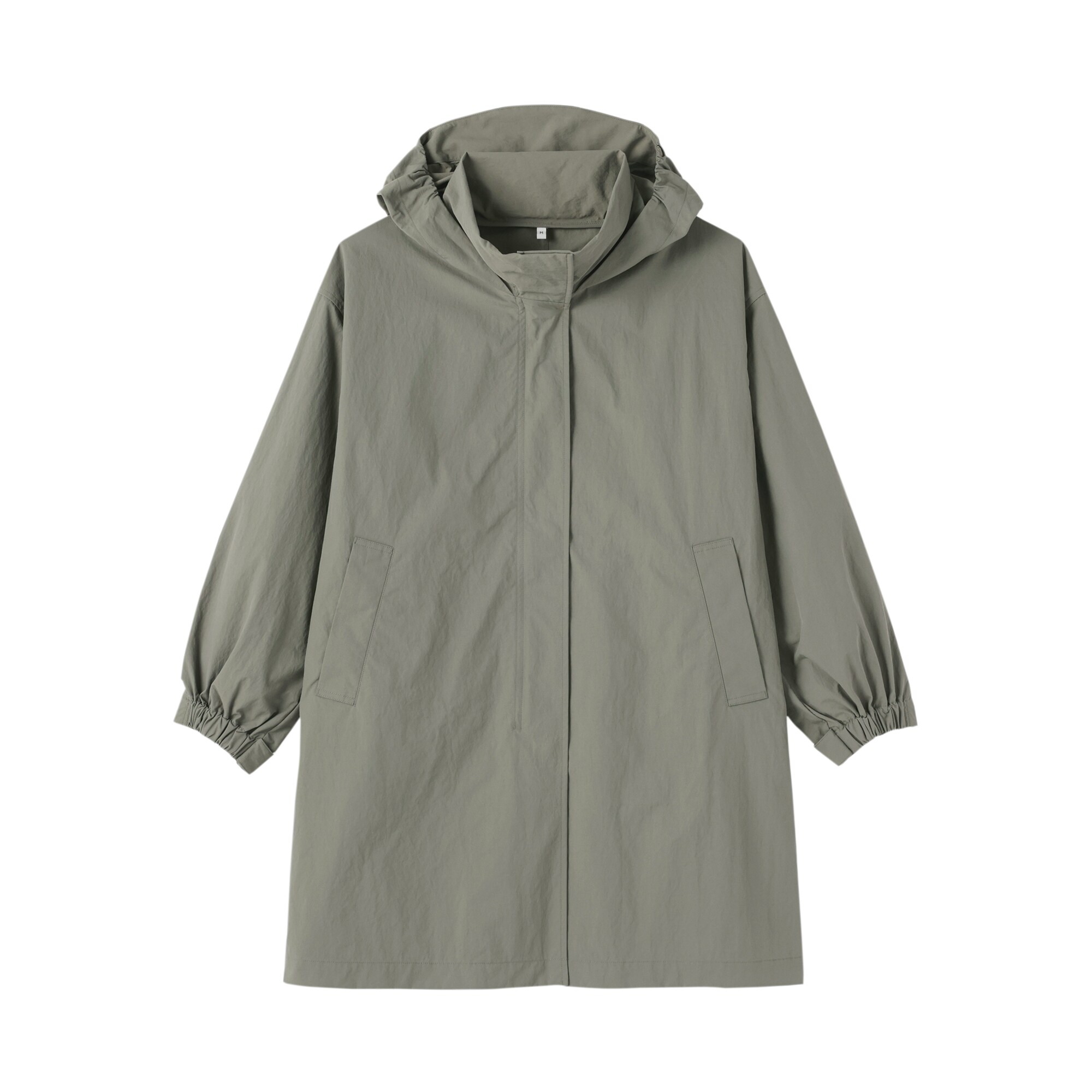 婦人 撥水UVカットフードがしまえるロングコート | 無印良品