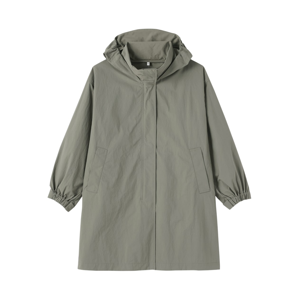 婦人　撥水ＵＶカットフードがしまえるロングコート