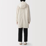 婦人　撥水ＵＶカットフードがしまえるロングコート