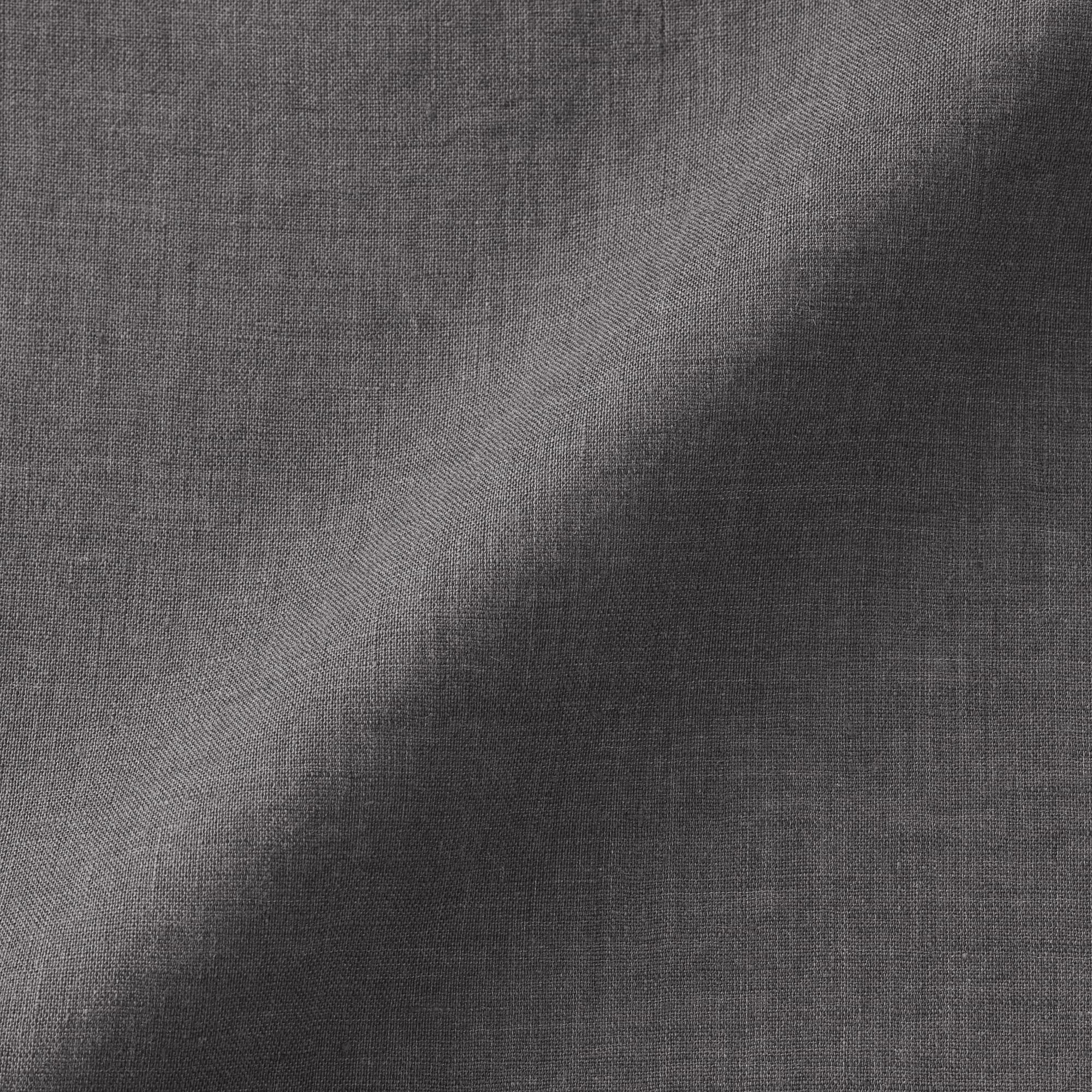 婦人　リネン　洗いざらし　レギュラーカラー長袖シャツ