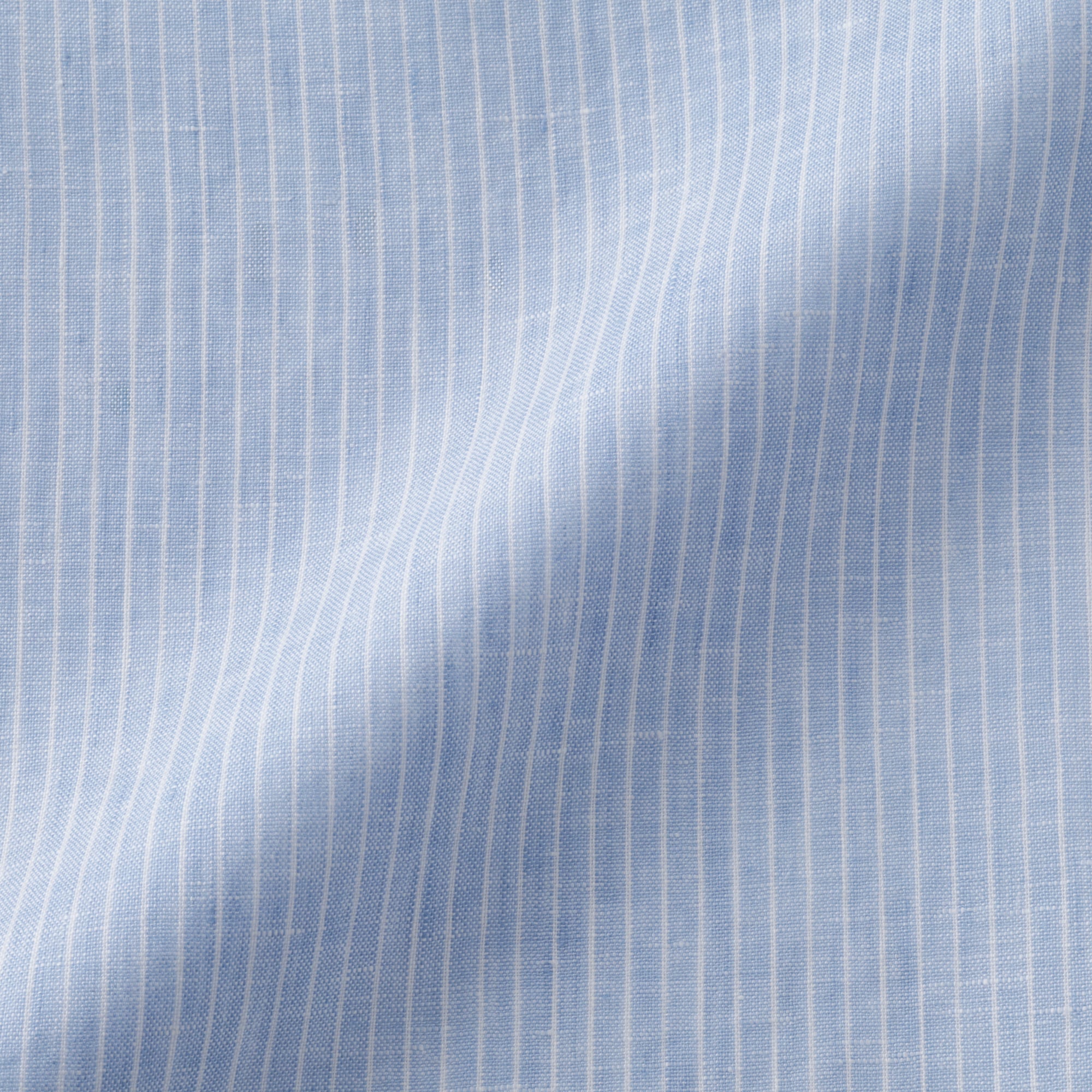 婦人　リネン　洗いざらし　レギュラーカラー長袖シャツ