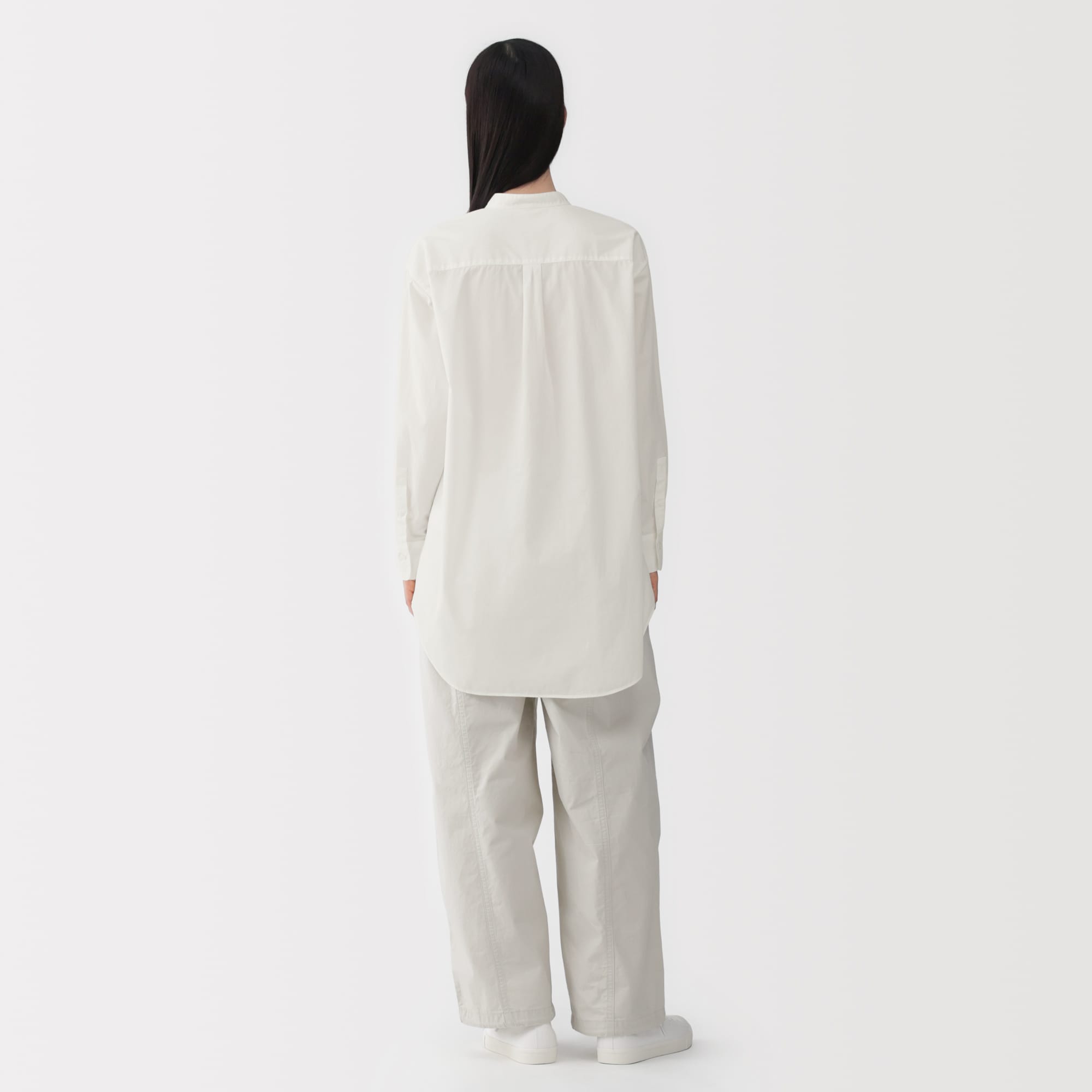 婦人　ポプリンリラックスフィットチュニック