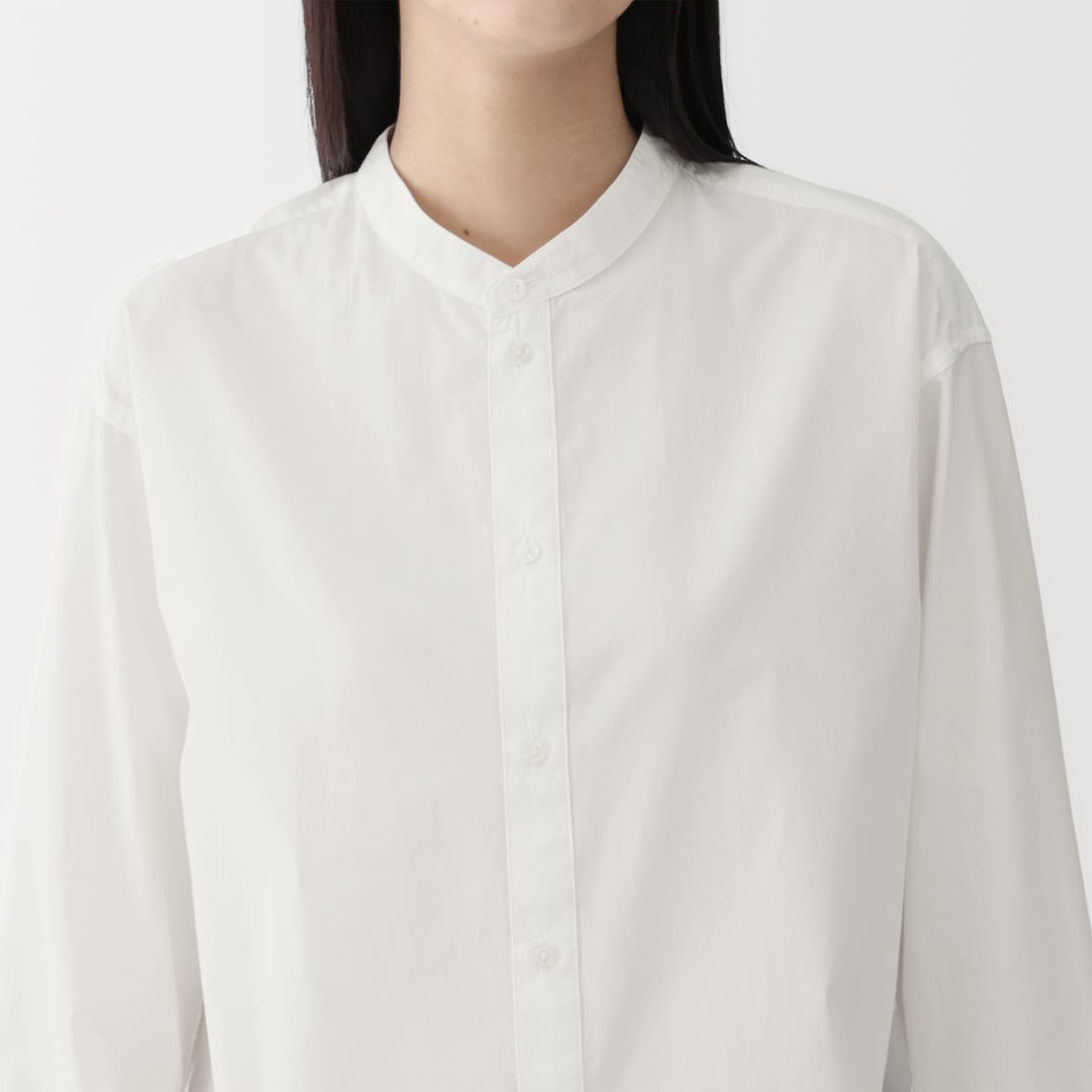 婦人　ポプリンリラックスフィットチュニック