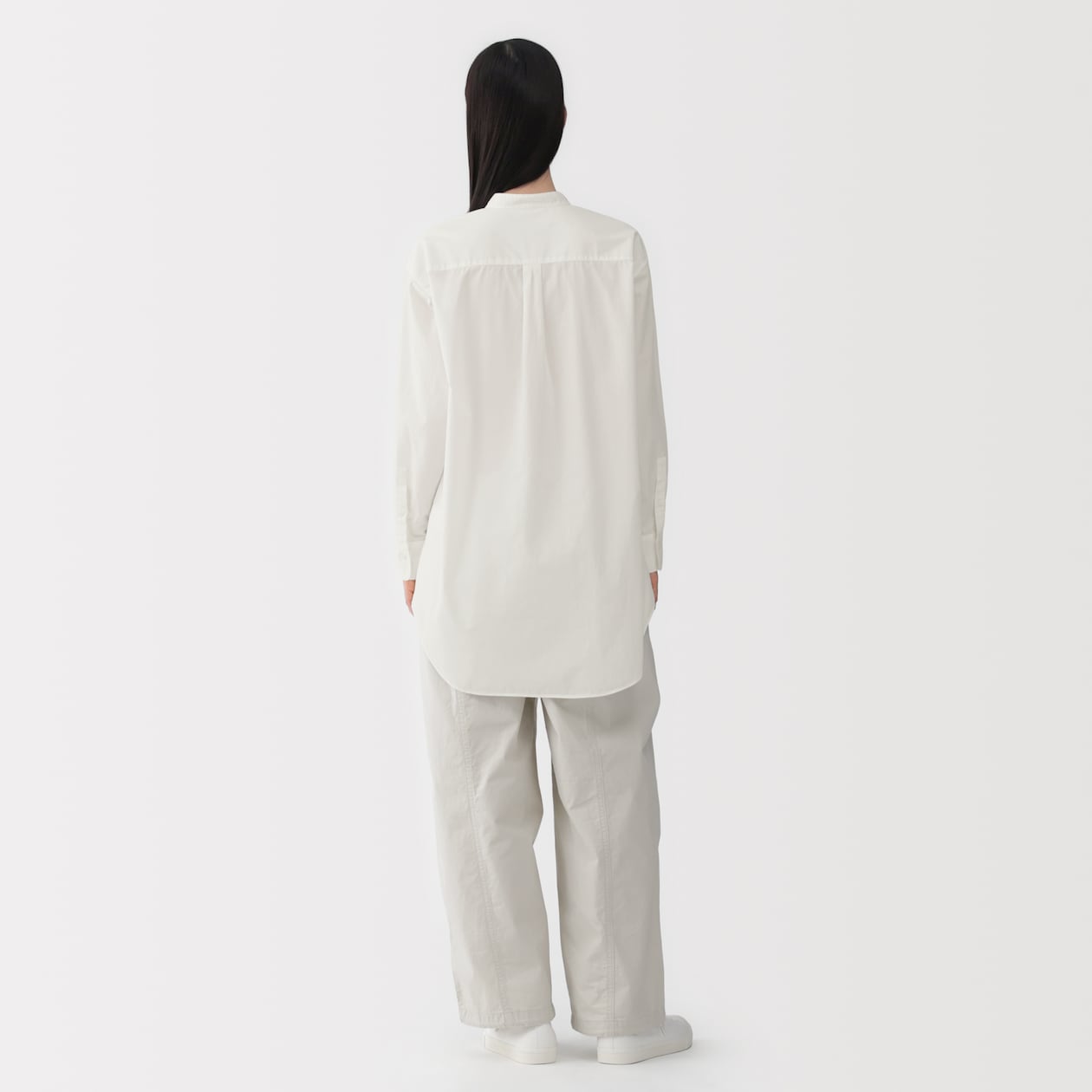 婦人　ポプリンリラックスフィットチュニック