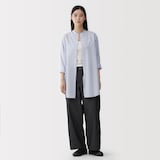 婦人　ポプリンリラックスフィットチュニック