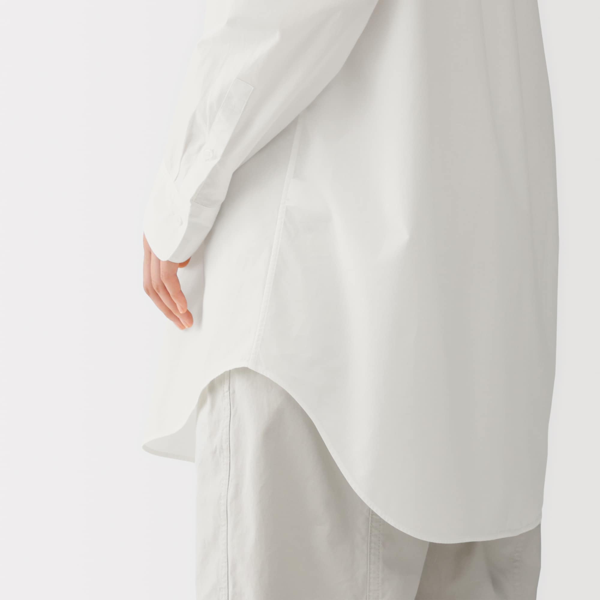 婦人　ポプリンリラックスフィットチュニック