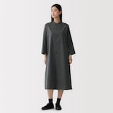 婦人　ポプリンシャツワンピース