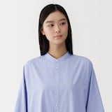 婦人　ポプリンシャツワンピース