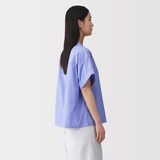 婦人　ポプリン半袖シャツ