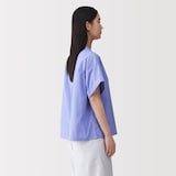 婦人　ポプリン半袖シャツ