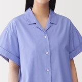 婦人　ポプリン半袖シャツ