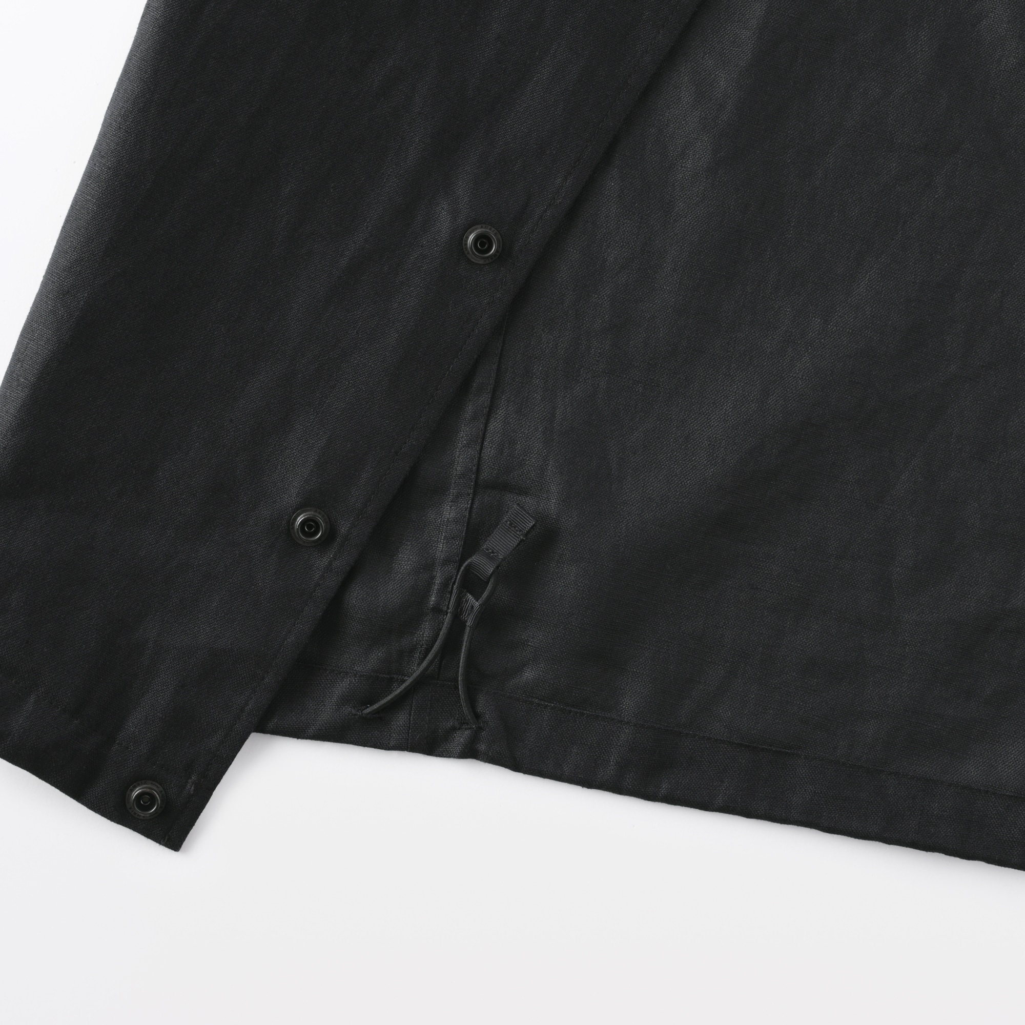 紳士　太番手リネンドローストリングジャケット