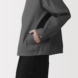 紳士　太番手リネンドローストリングジャケット