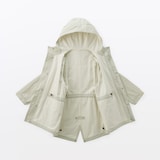 紳士　コットンライトキャンバス　フーデッドブルゾン