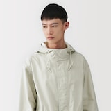 紳士　コットンライトキャンバス　フーデッドブルゾン