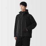 紳士　透湿撥水コットンナイロン　フードブルゾン